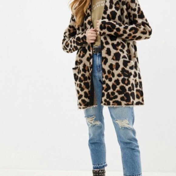 Zadig & Voltaire Marilou C Leo XS/S Cashmere Cardigan - Picture 1 of 8